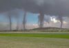 Multiple Tornadoes in Mexico (Video)