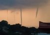Four Waterspout Seen in Philippines (Video) Photo courtesy of Carol Pasquin)