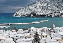 23.01.2022 – Snow in Mykonos, Cyclades island Greece (Video)